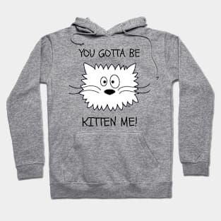 YOU GOTTA BE KITTEN ME! Funny Cat Hoodie